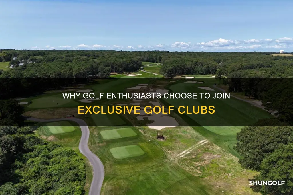 why do people join golf clubs