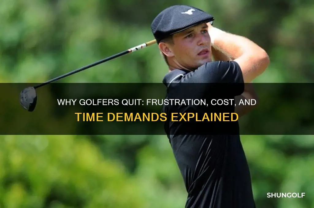why do people quit golf