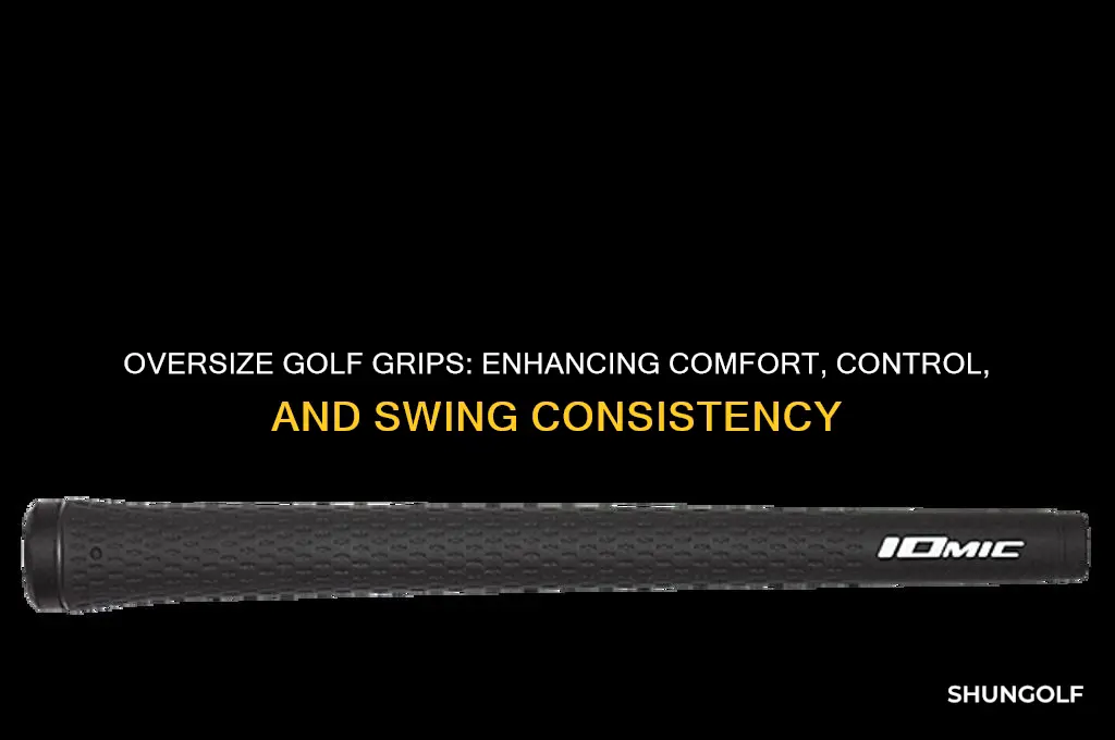 why do people use oversize grips on their golf clubs