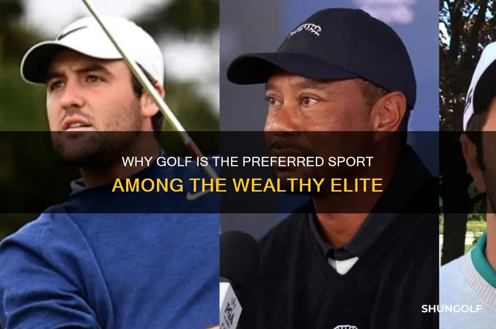 why do rich people play golf