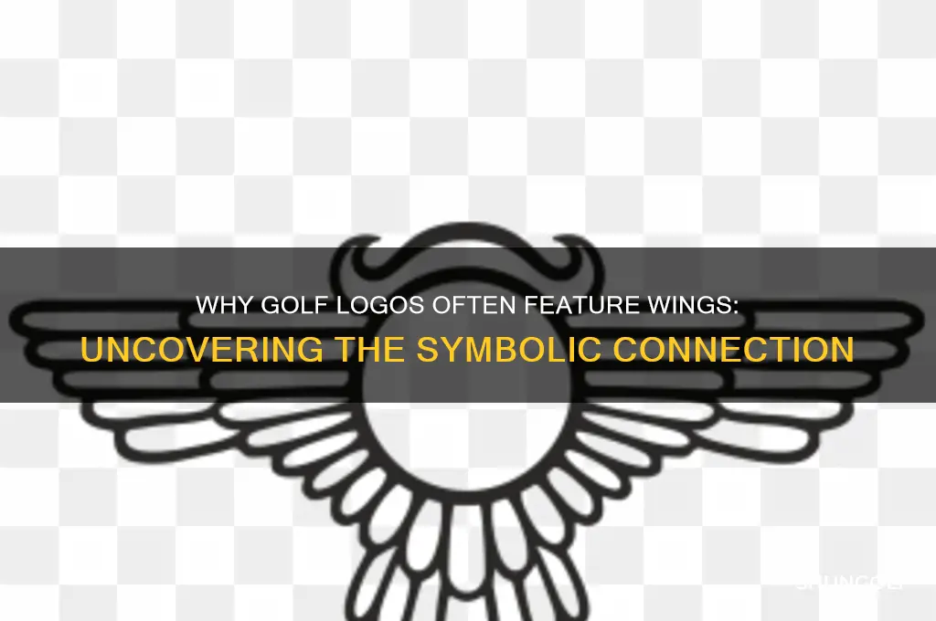 why do so many golf logos have wings