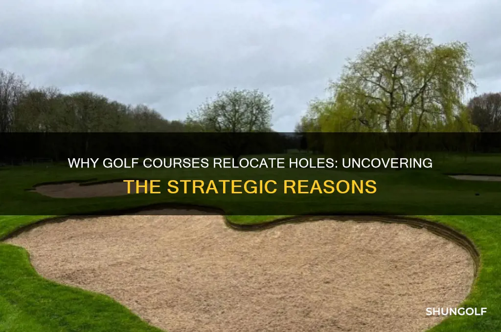 why do the move the holes in golf
