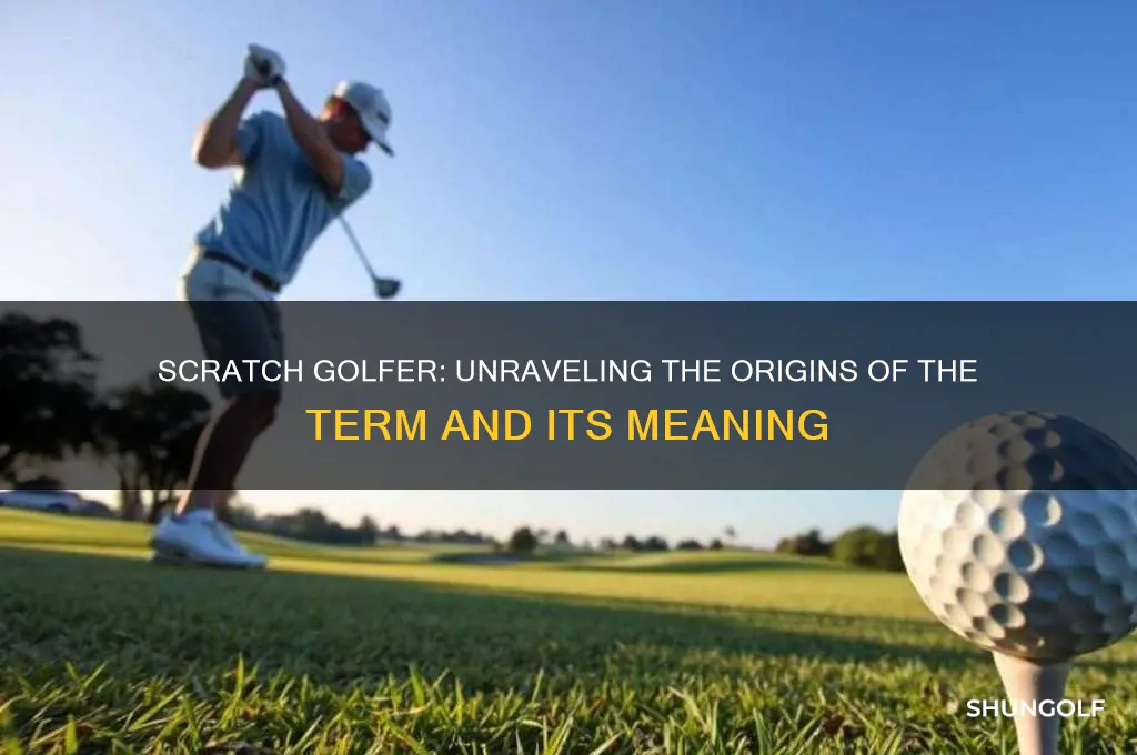 why do they call it a scratch golfer