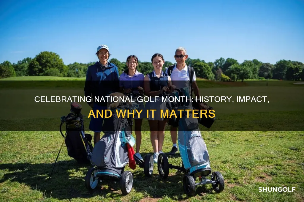 why do we have national golf month
