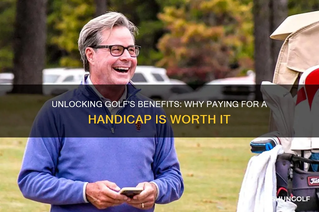 why do you pay for a golf handicap