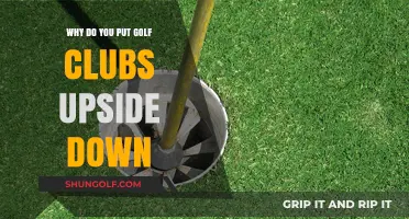 Why Golfers Place Clubs Upside Down: Practical Reasons Explained