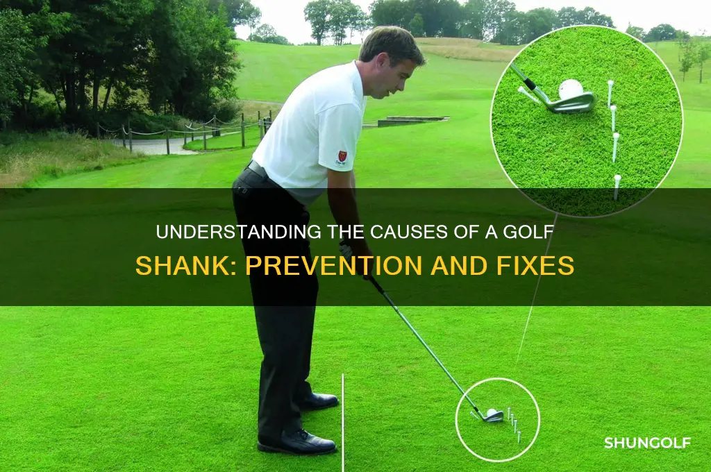 why does a shank happen in golf