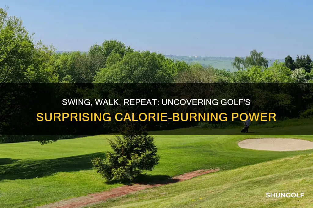 why does golf burn so many calories