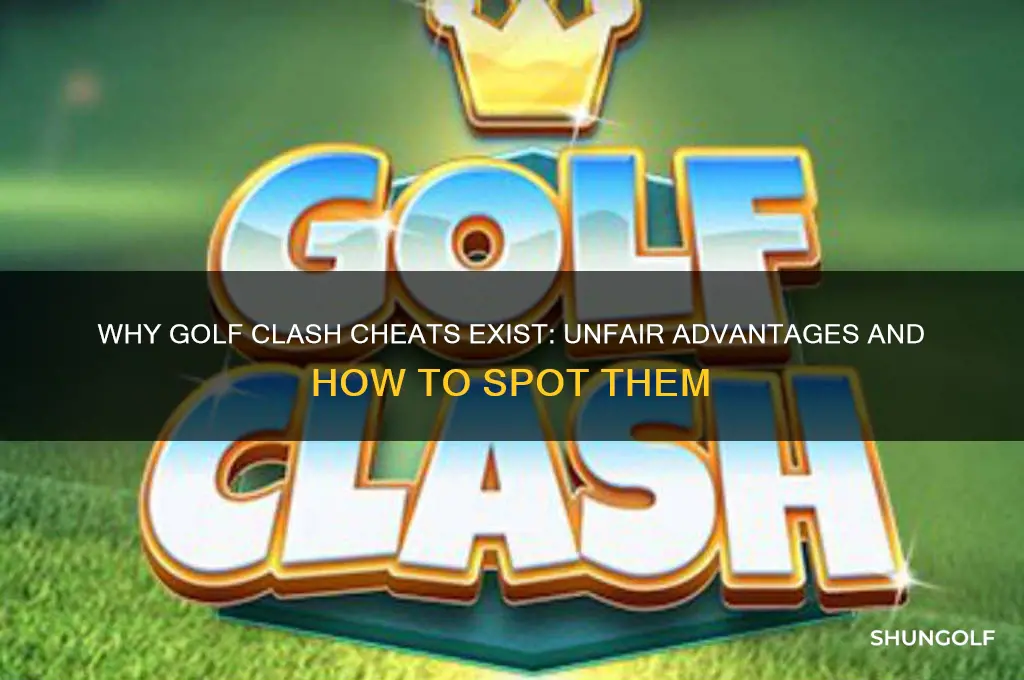 why does golf clash cheat