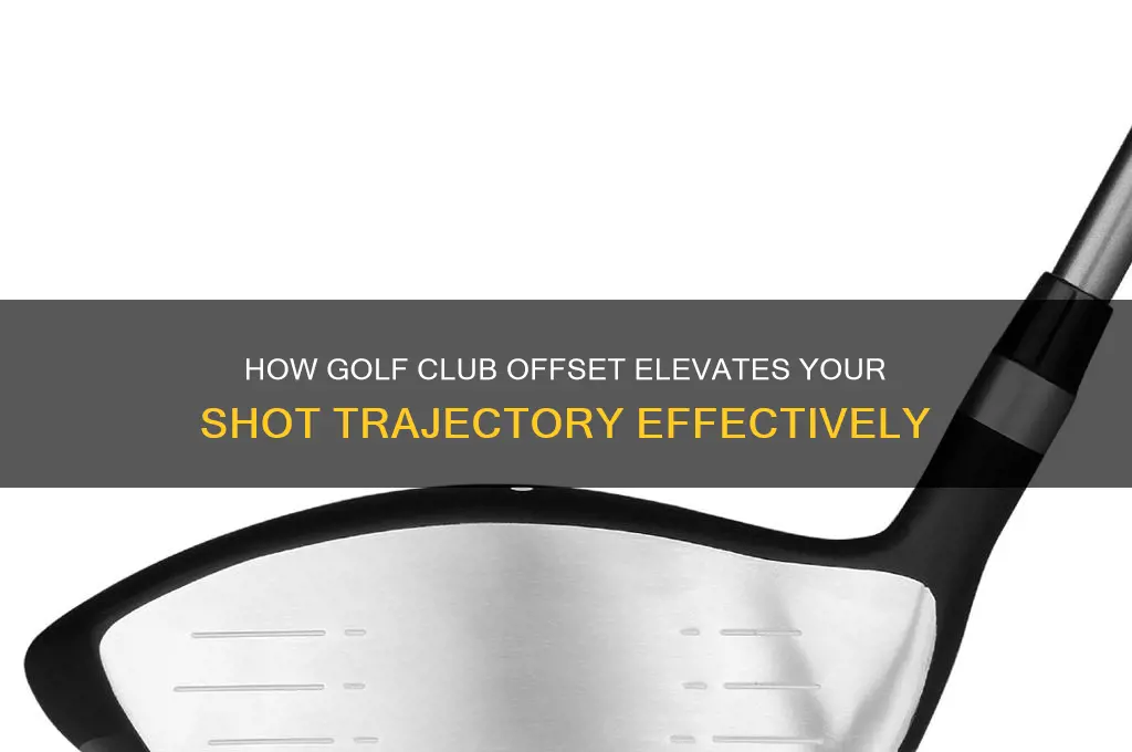 why does golf club offset make higher shots