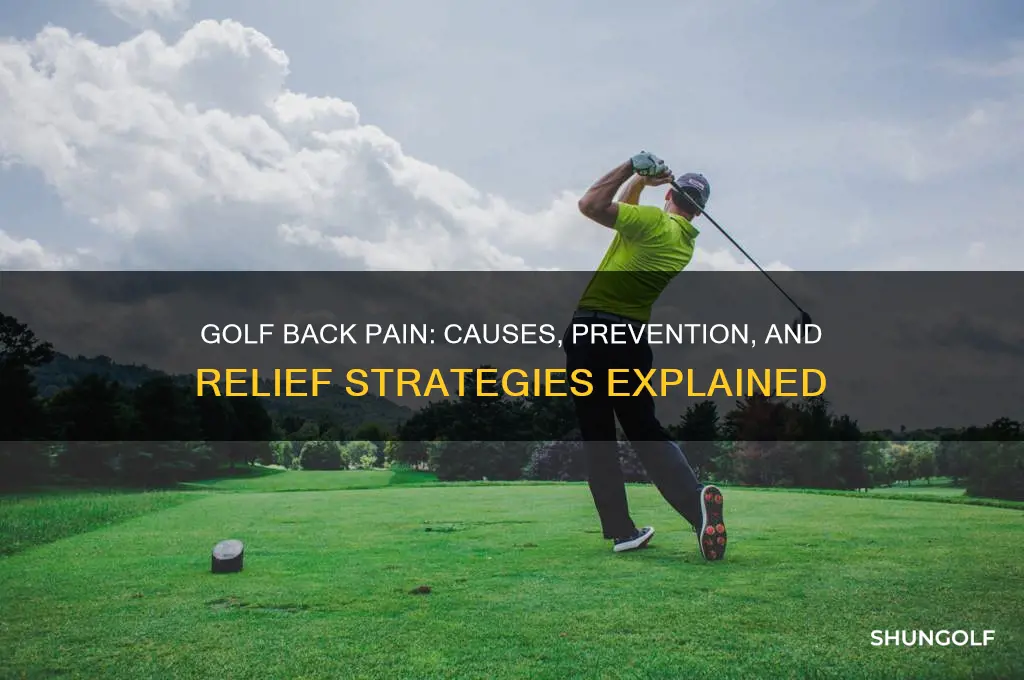 why does golf hurt my back