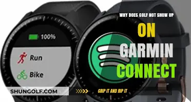 Why Golf Activities Don't Sync with Garmin Connect: Troubleshooting Tips