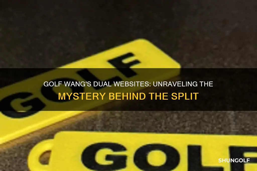 why does golf wang have two sites