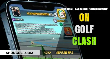 Authentication Required on Golf Clash: Causes and Solutions Explained