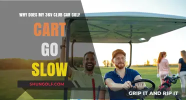 Troubleshooting Slow Speed in 36V Club Car Golf Carts: Causes and Fixes