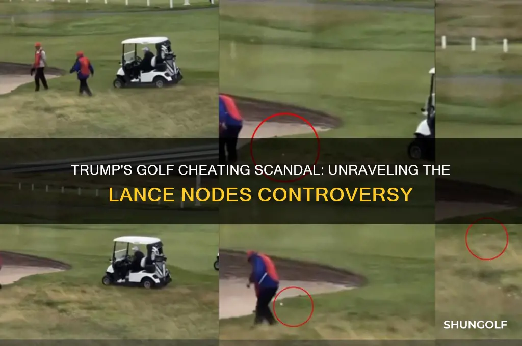 why does trump cheat at golf lance nodes