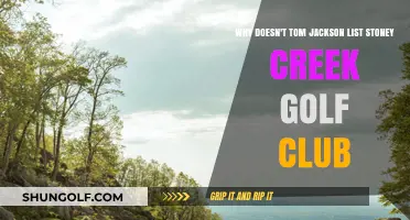 Why Tom Jackson Omits Stoney Creek Golf Club: Uncovering the Reasons
