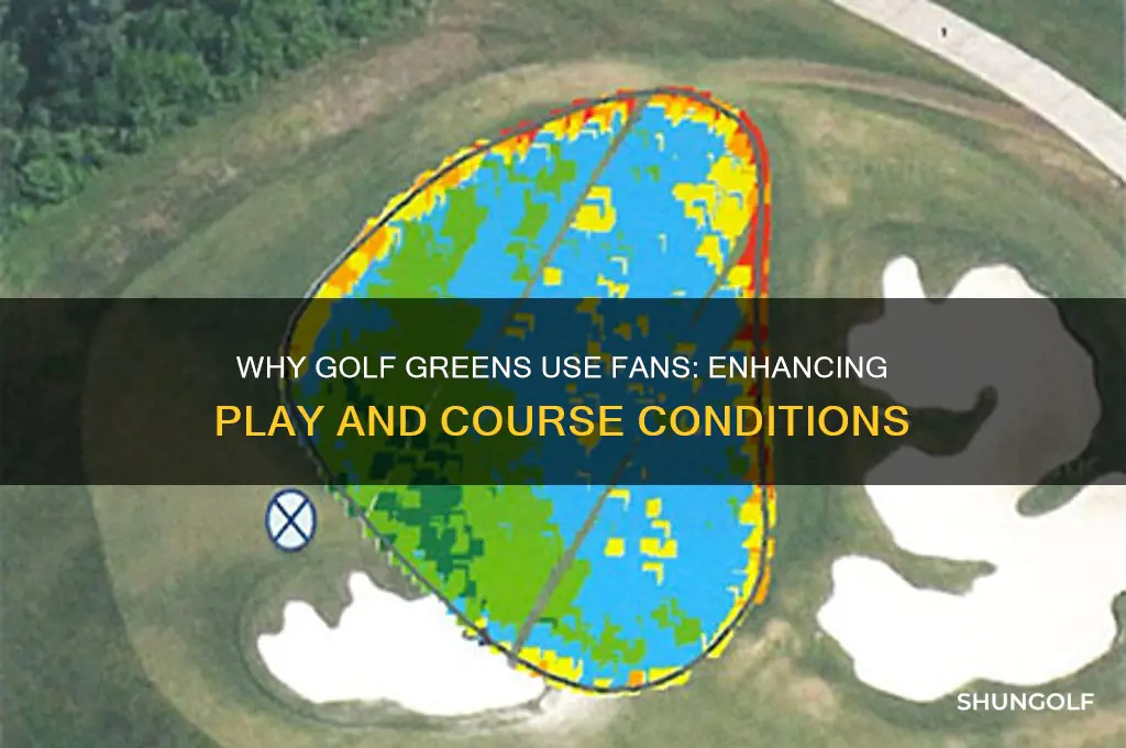 why fans on golf greens