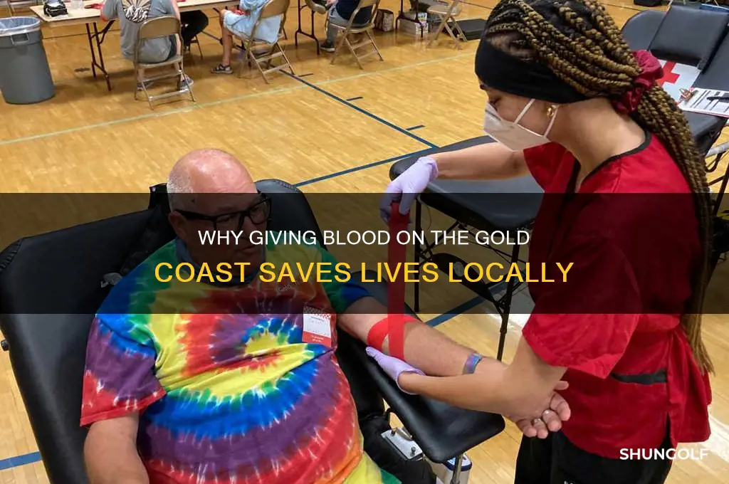 why giving blood golf coast