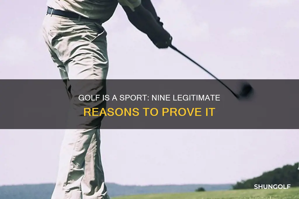 why golf absolutely is a sport nine legitimate reasons