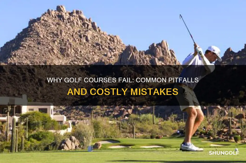 why golf cources fail
