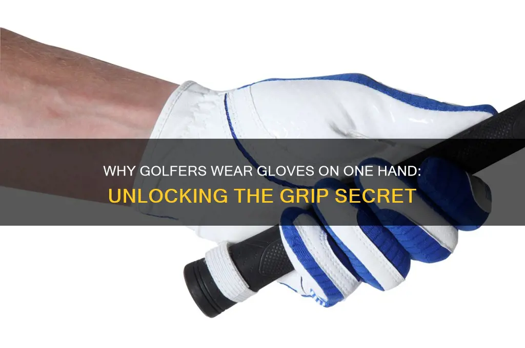 why golf glove on one hand