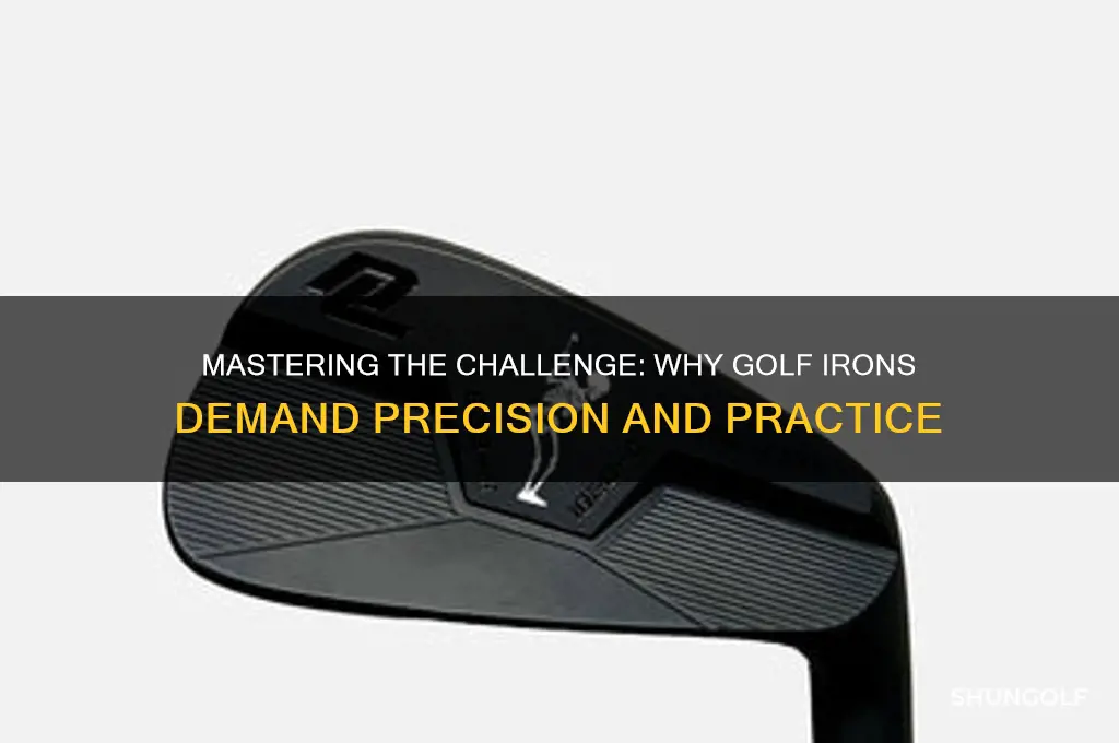 why golf irons are harder to hit