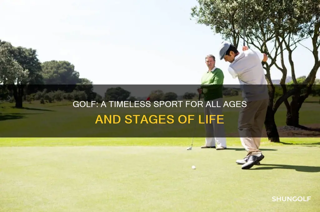 why golf is a lifetime sport
