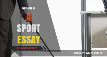 Golf: A Skillful Sport Challenging Strength, Strategy, and Precision