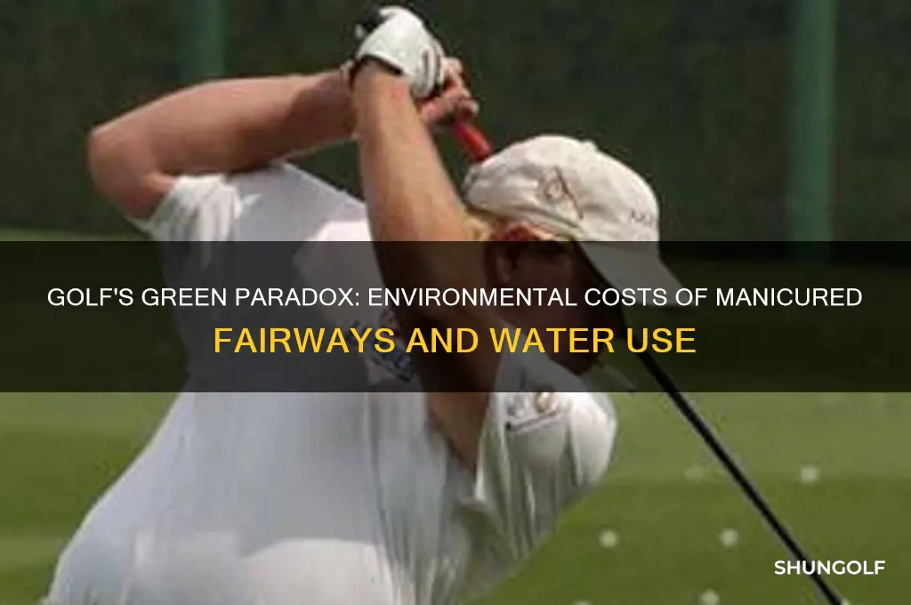 why golf is bad for the environment