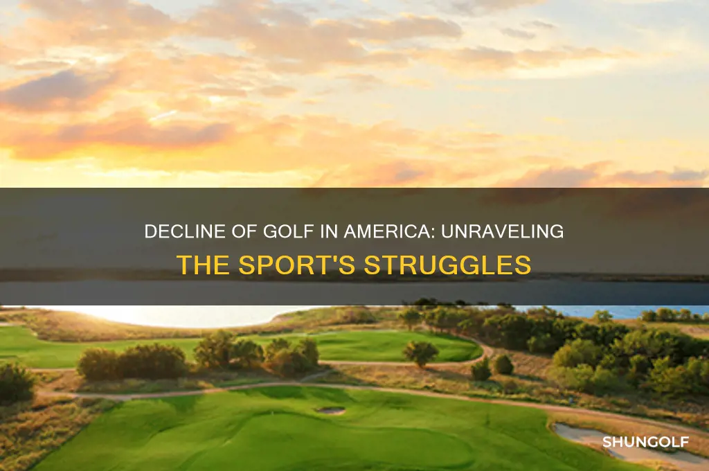 why golf is declining in america