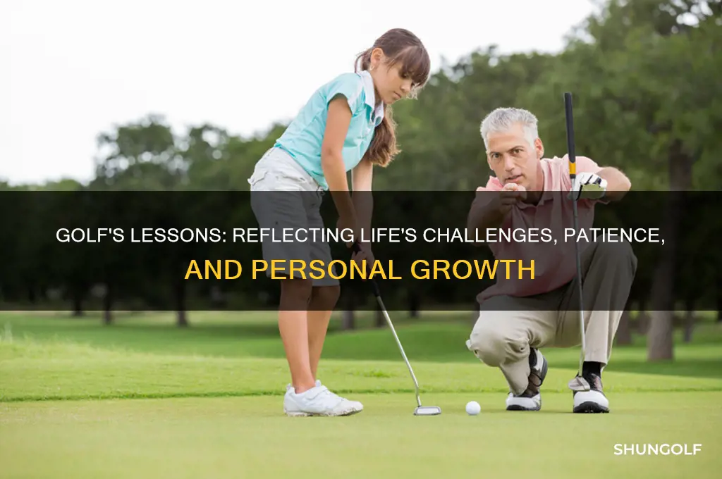 why golf is like life