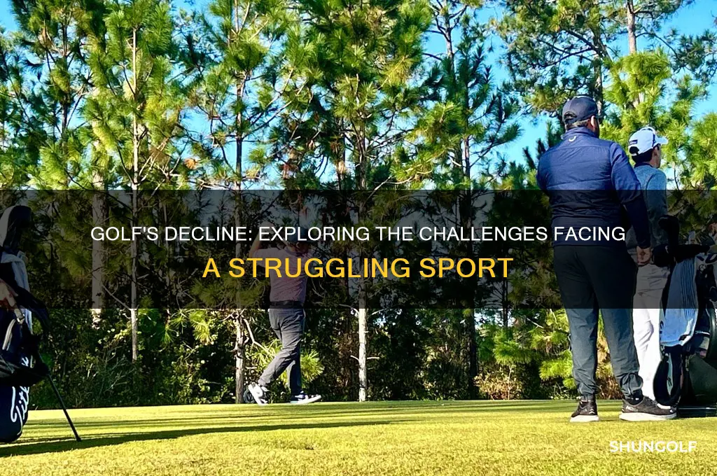 why golf is struggling