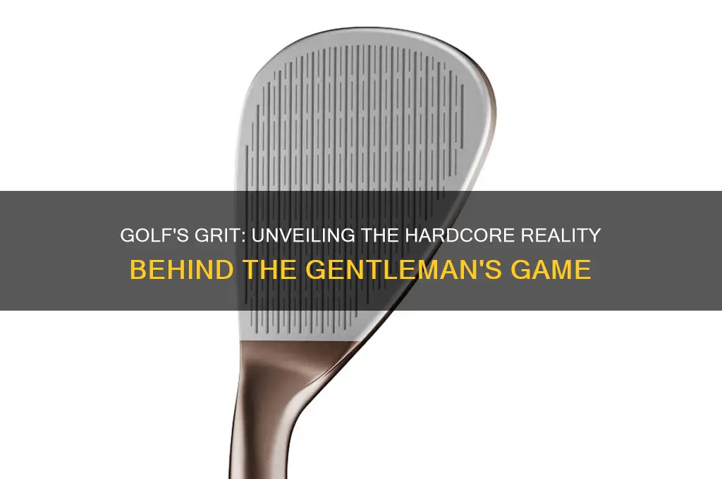 why golf is the most hardcore sport