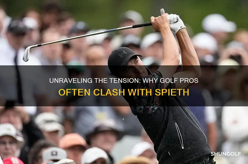 why golf pros do not like speith