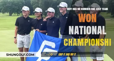 No Top-Ranked Golf Team Has Won the National Championship: Why?