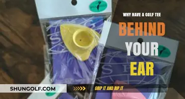 Golf Tee Behind Your Ear: A Quirky Tradition Explained