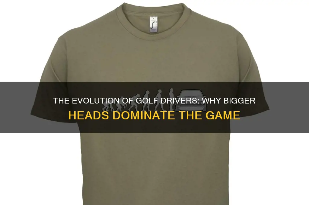 why have golf drivers gotten bigger