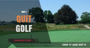 Why I Quit Golf: My Journey Away from the Greens