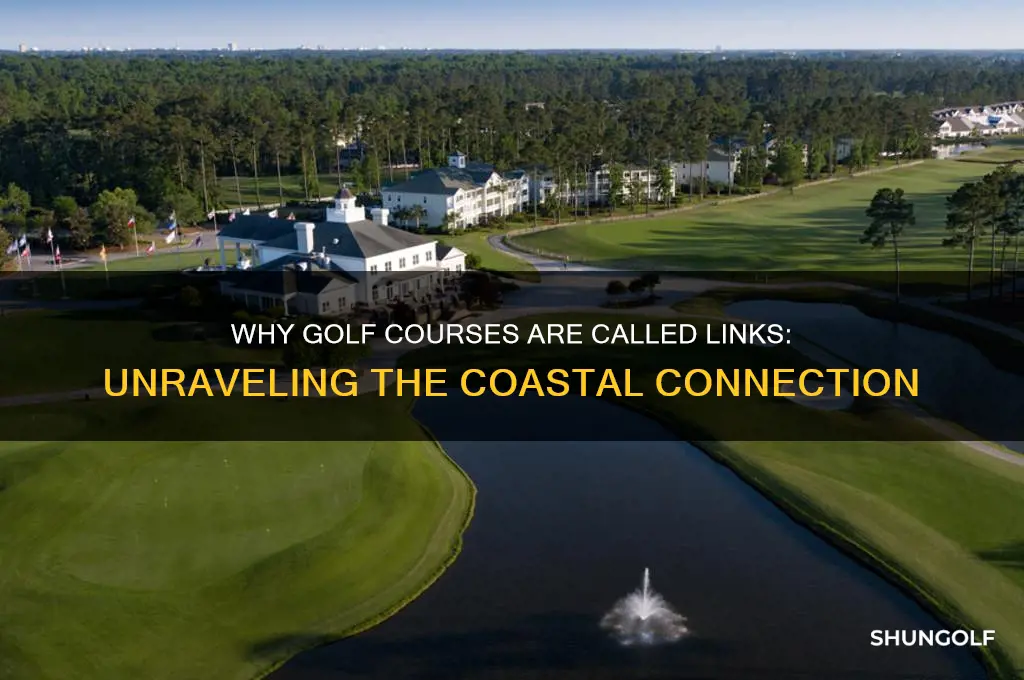 why is a golf course called links