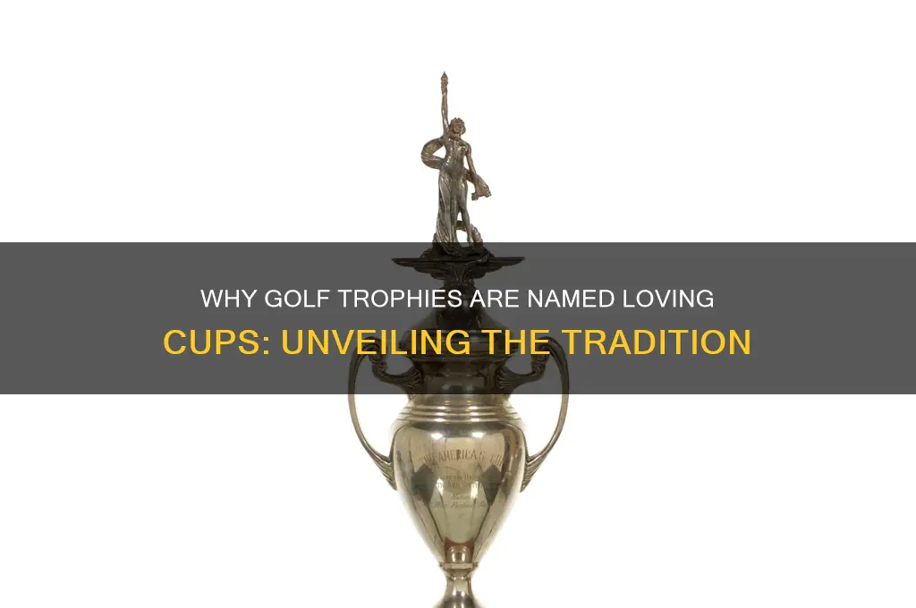 why is a golf trophy called a loving cup