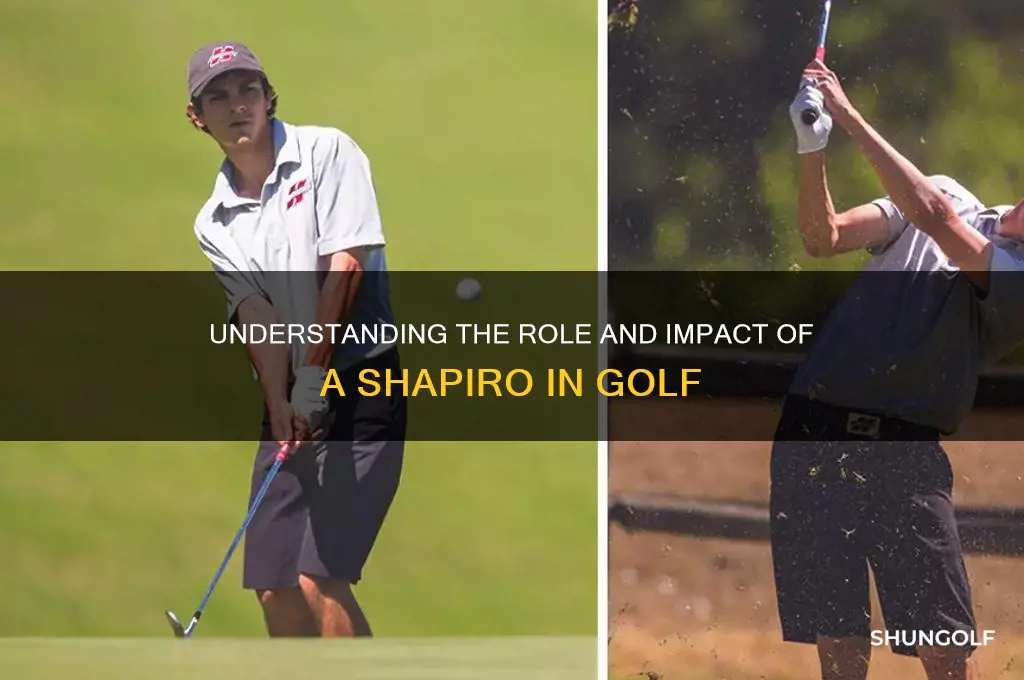 why is a shapiro in golf