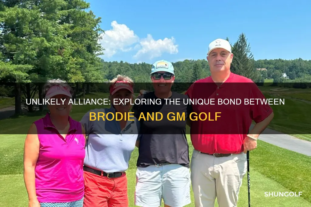 why is brodie friends with gm golf