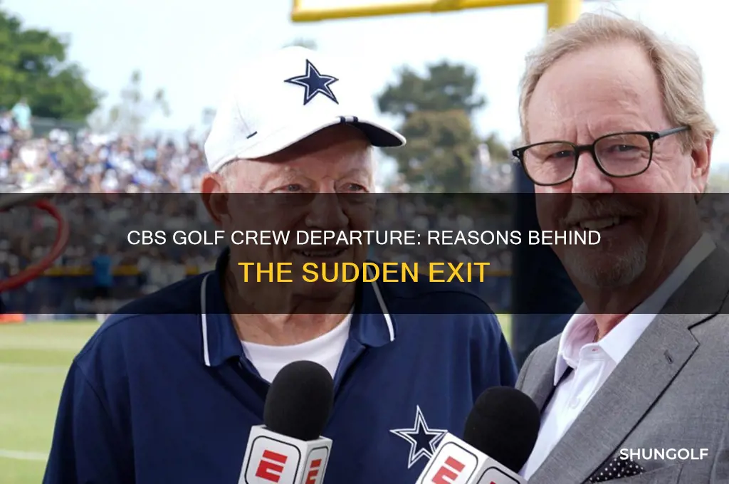 why is cbs golf crew leaving
