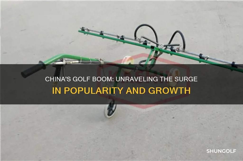 why is china experiencing a golf boom