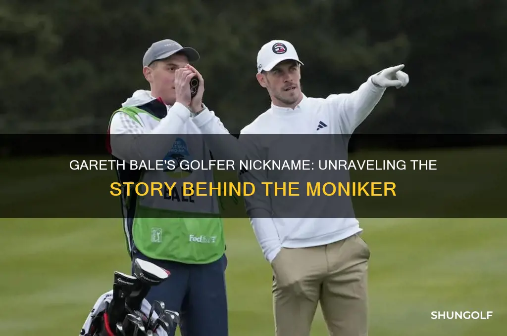 why is gareth bale nicknamed the golfer