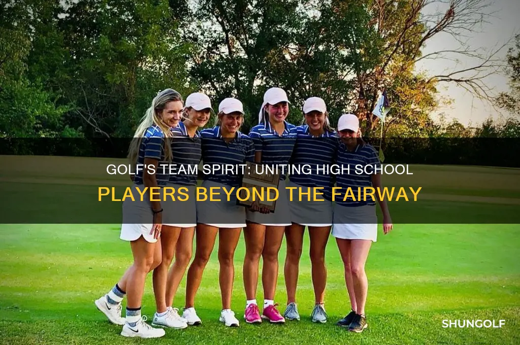 why is golf a team sport in high school