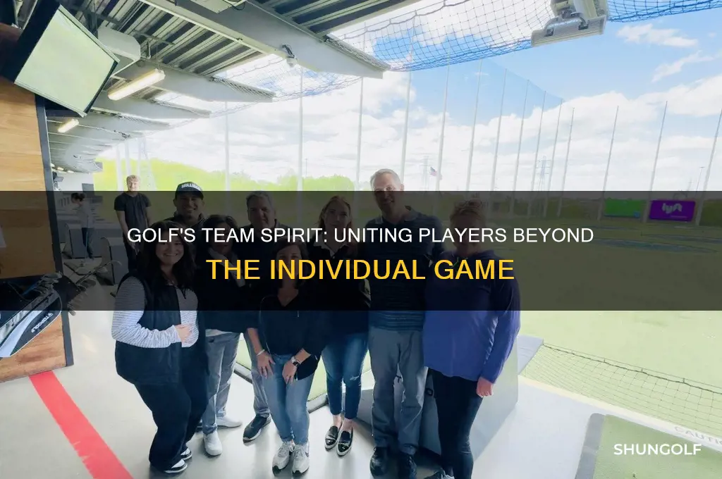 why is golf a team sport