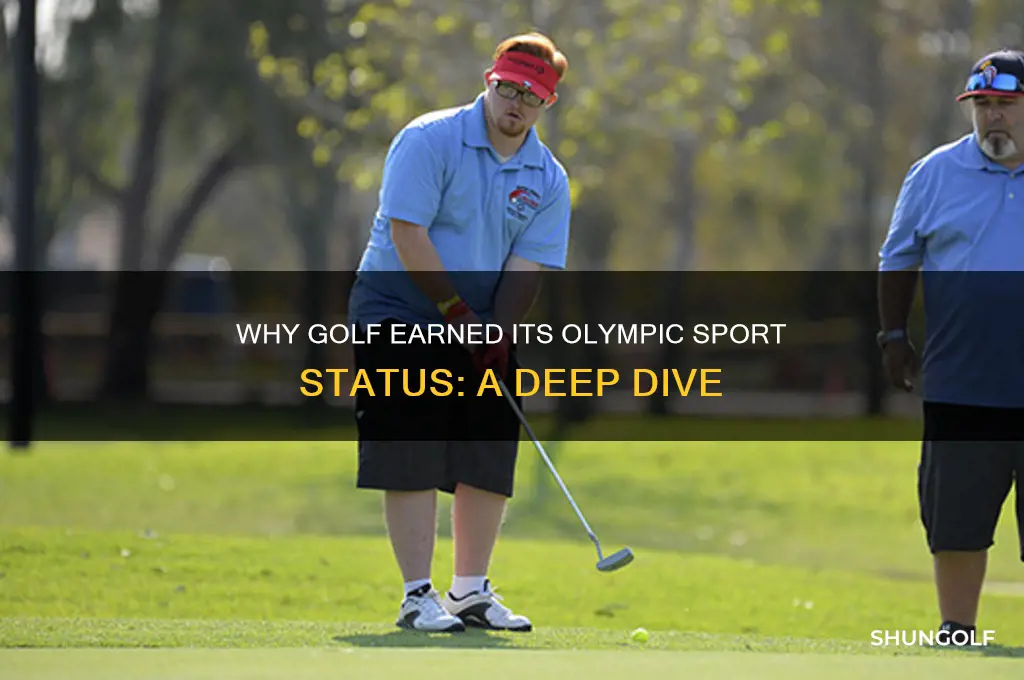 why is golf an olympic sport