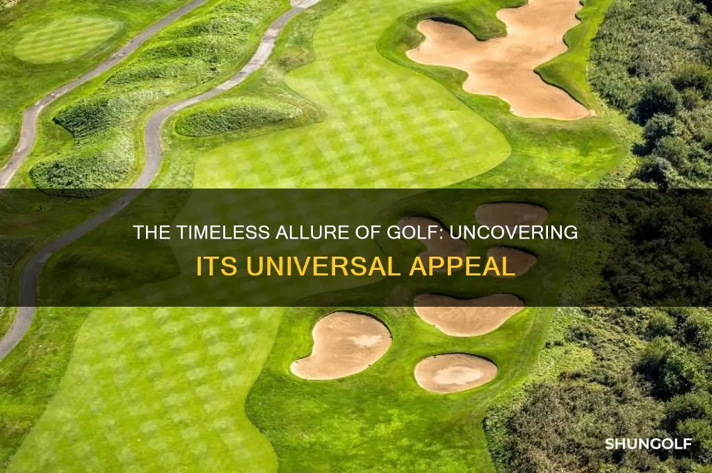 why is golf appealing